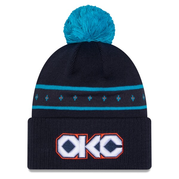 New Era Pánská zimní čepice Oklahoma City Thunder NBA 2025-26 City Edition