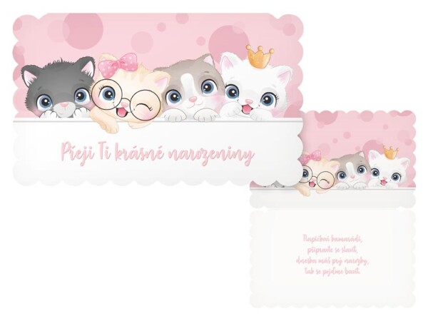Přání k narozeninám koťátka Přání k narozeninám koťátka