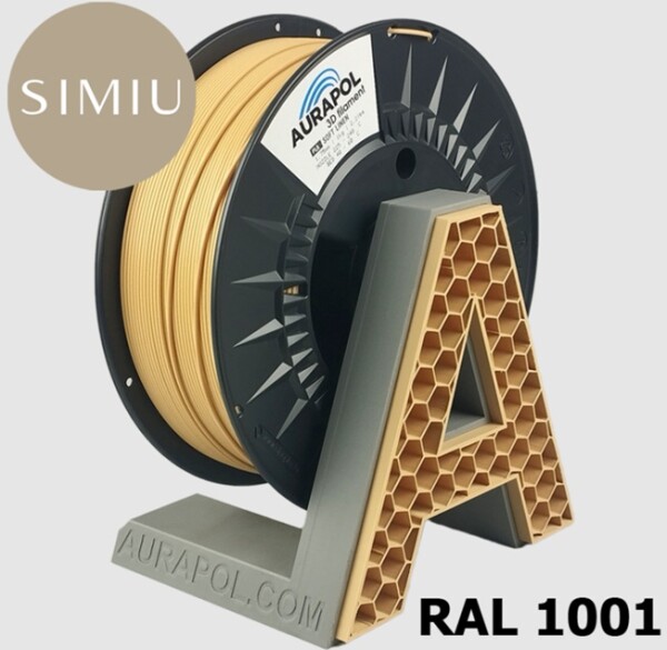 PLA filament Soft Linen 1,75 mm Aurapol 1kg