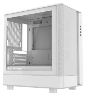 DarkFlash DB330M Mesh bílá / mATX / bez ventilátorů / 3x USB-A / průhledná bočnice / bez zdroje (DB330M Mesh White)