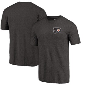 Fanatics Pánské Tričko Philadelphia Flyers Primary Logo Left Chest Distressed Tri-Blend Velikost: