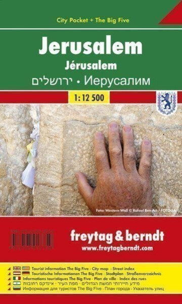 PL 506 CP Jeruzalém 1:12 500 kapesní plán města