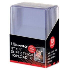 Ultra PRO Plastový Obal Na Hokejové Karty UP Toploader Super Thick 200 pt 10 ks