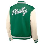 Nike Pánská bunda Philadelphia Eagles NFL Rewind Legacy Bomber Cream Velikost: L