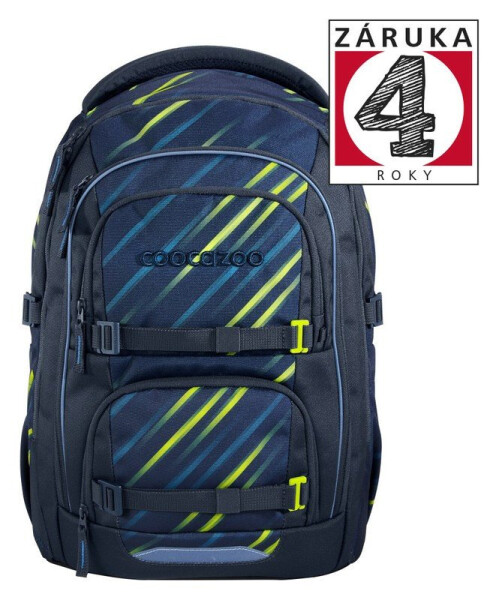 Školní batoh PORTER Fast Lime, AGR certifikát
