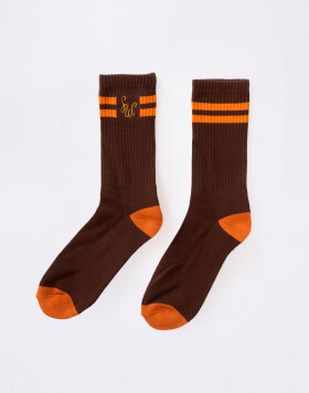 Service Works Monogram Socks Brown