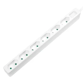 LogiLink LPS231 bílá / Prodlužovací kabel / 6 zásuvek / 1,5 m / 3400 W (LPS231)