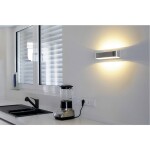 Mlight Jade 81-4080 stropní svítidlo, nástěnné světlo Energetická třída (EEK2021): F (A - G) 18 W LED bílá, šedá