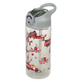 BAAGL Tritanová láhev na pití s brčkem Záchranáři 500 ml (A-35416)