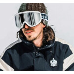 Dámské/pánské sportovní snowboardové brýle Volcom Footprints silver (VG0622116) jedna velikost