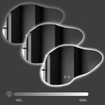 Tutumi - Zrcadlo P11229 LED CLOUD B 100x70cm HOM-05502