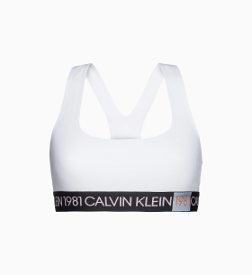 Podprsenka bez kostice bílá Calvin Klein bílá XS
