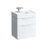 Laufen - Kartell Umyvadlo 60x46 cm, s 1 otvorem pro baterii, SaphirKeramik, bílá H8103340001111