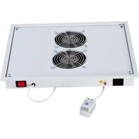 Triton 19"" ventilační jednotka pro nástěnné rozvaděče 220V/30W termostat 2x ventilátor RAx-CH-X25-X1 - RAC-CH-X25-X1