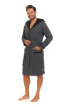Pánský župan 7141 Twill - Doctor Nap šedá S