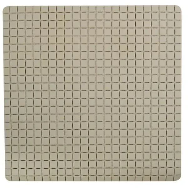 MSV QUADRO Premium protiskluzová podložka do sprchy béžová / SBS kaučuk / 54 x 54 cm