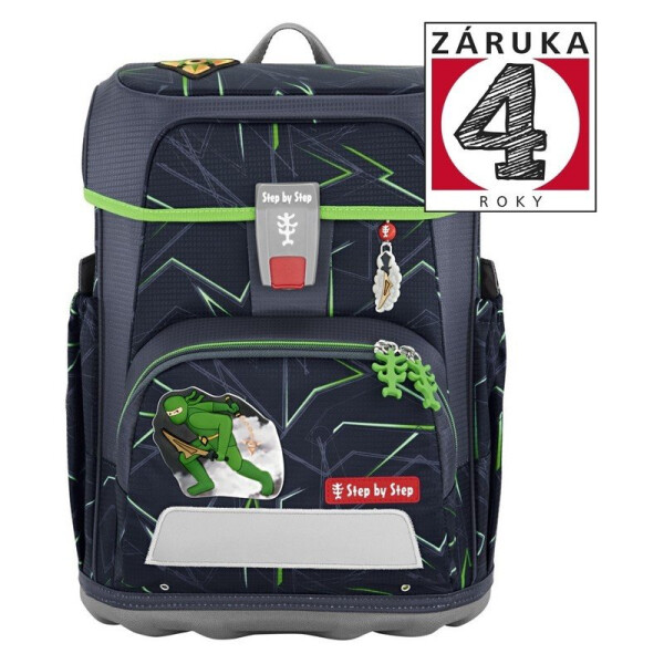 Školní aktovka CLOUD Ninja Kimo - 5 dílný set, AGR certifikát