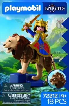 PLAYMOBIL Stavebnice Rytíři 72212 Lev se Zlatým rytířem
