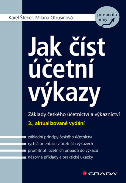 Jak číst účetní výkazy - Milana Otrusinová