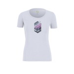 KARPOS W Valley T-Shirt, Bright White/Bloom velikost: S