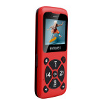 EVOLVEO EasyPhone ID, mobilní telefon pro seniory, červený