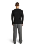Pánské merino triko dlouhý rukáv ICEBREAKER Mens 300 15,5 MerinoFine LS Tee, Black velikost: S