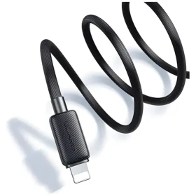USAMS US-SJ689 KY bílá / Datový kabel / USB-A - Lightning / 2.4A / 1m (SJ689USB02)