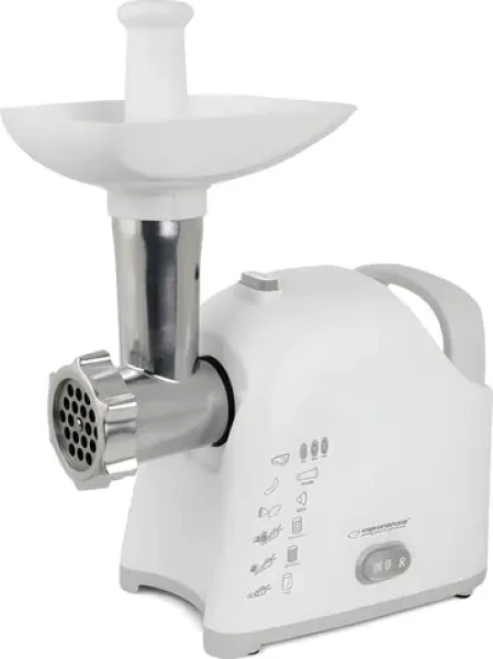 Esperanza EKM033 bílá / Mlýnek na maso / 2200 W / 3 kotouče / nerez nůž (EKM033)
