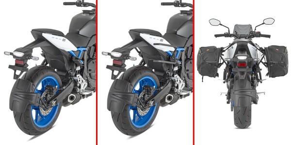 Tr3126 trubkový rychlosundávací držák brašen pro Suzuki Gsx-8S/8R (23-24), systém Remove-X