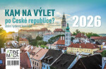 Kalendář 2026 Kam na výlet po České republice, stolní, týdenní, 15 x 22,5 cm