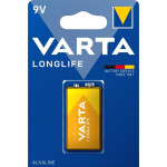 Varta Longlife Baterie 6LR61 / 9.0V / 565 mAh / alkalická / 1 ks / v blistru (4122101411)