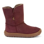 Dívčí zimní barefoot boty TEX SUEDE Bordeaux G3160250-1 - 29