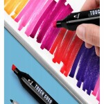 Iso Trade Fixi ISO 14185 Sada oboustranných fixů popisovače 80 ks