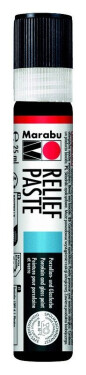 Reliéfní pasta 25ml - černá 073