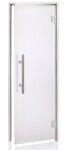 Dveře do parní sauny "A" Premium 9x19 Satin 885x1895 mm CALS919SAL