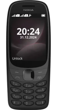 Nokia 6310 (2024) Dual SIM černá / Tlačítkový telefon / 2,8" IPS / FM rádio / Bluetooth 5.0 / 1450 mAh (286953563)