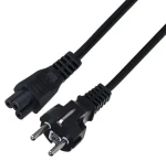 SAVIO CL-67 černá / Napájecí kabel / H03VV-F / 1,2 m / 250 V / 2,5 A (cl-67)