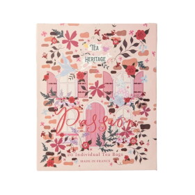 TEA HERITAGE Dárková sada bio čajů Coffret Passion – set 20 ks, růžová barva, papír