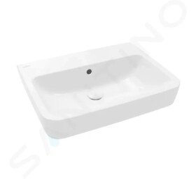 VILLEROY & BOCH - O.novo Umyvadlo 600x460 mm, s přepadem, bez otvoru pro baterii, alpská bílá 4A416201