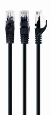 Gembird PP6U-0.5M/BK UTP Cat6 Patch, 0.5m, černý