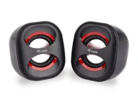 Equip Mini reproduktory černá / Reproduktory 2.0 / 3 W RMS / USB / 3,5mm jack (245331)