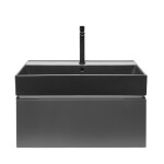 Koupelnová skříňka s umyvadlem SAT Feel 80x30x46 cm antracit SATFEEL80ANTU3B SATFEEL80ANTU3B