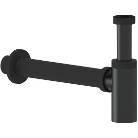 CERANO - Sifon umyvadlový - 5/4" - plast - DN40 - černá matná - 30 cm