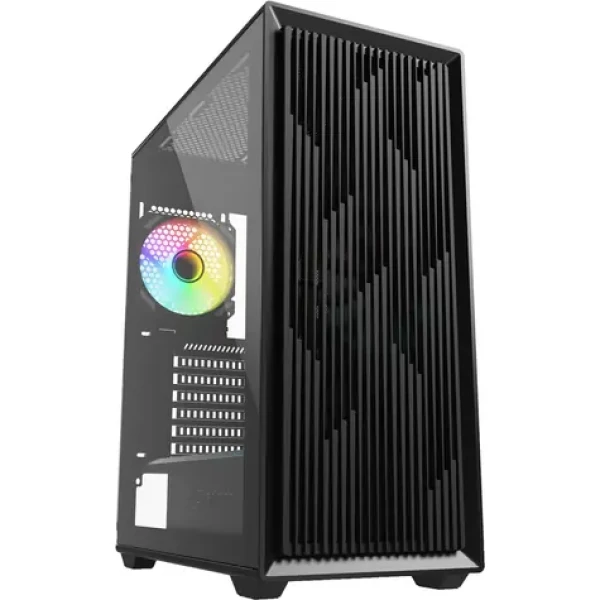 Sharkoon VK2 RGB černá / ATX / 2x USB 3.0 / 4x 120mm / bez zdroje / průhledná bočnice (4044951041206)