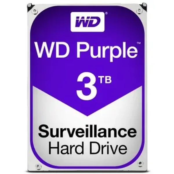 WD Purple 3TB / HDD / 3.5 SATA III / 5 400 rpm / 64MB cache / 3y (WD30PURZ)
