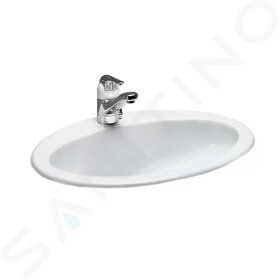 Laufen - Indova Zápustné umyvadlo, 570x450 mm, 1 otvor pro baterii, bílá H8113910000001