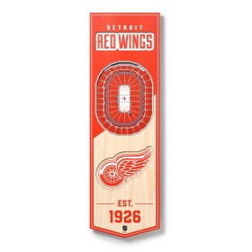Cedule Detroit Red Wings NHL 3D Stadium Banner