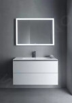 DURAVIT - ME by Starck Umyvadlo nábytkové 1030x490 mm, s přepadem, s otvorem pro baterii, WonderGliss, bílá 23361000001