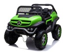 Mamido Dětské elektrické autíčko Mercedes Unimog 4x4 zelené