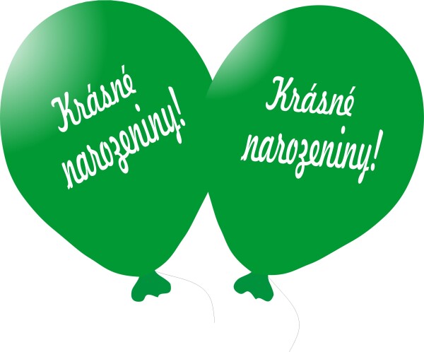 Balónek zelený Krásné narozeniny! Balonky.cz Balónek zelený Krásné narozeniny! Balonky.cz